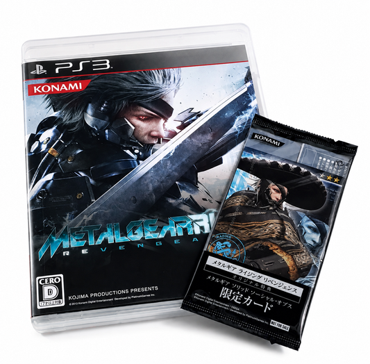 METAL GEAR RISING REVENGEANCE (JAPAN) WITH SEALED CARD
